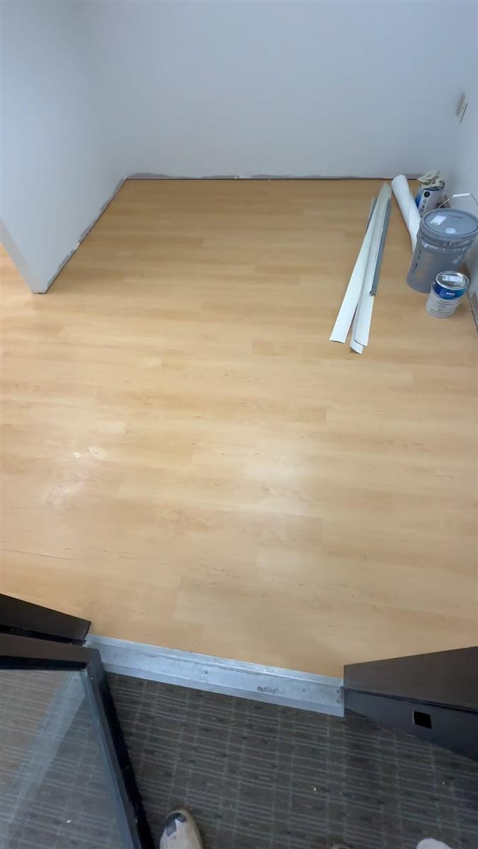 LVP room from an LVP and sheet rubber project